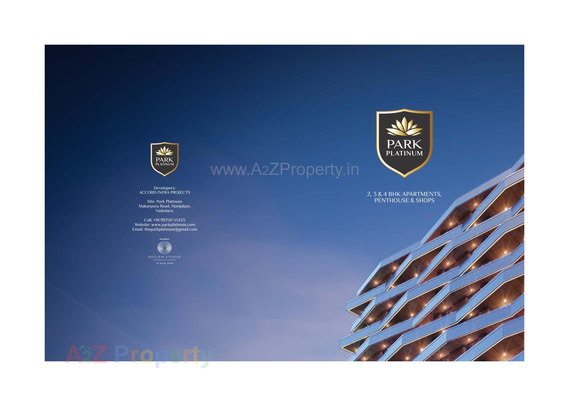  of real estate project Park Platinum located at Vadsar, Vadodara, Gujarat