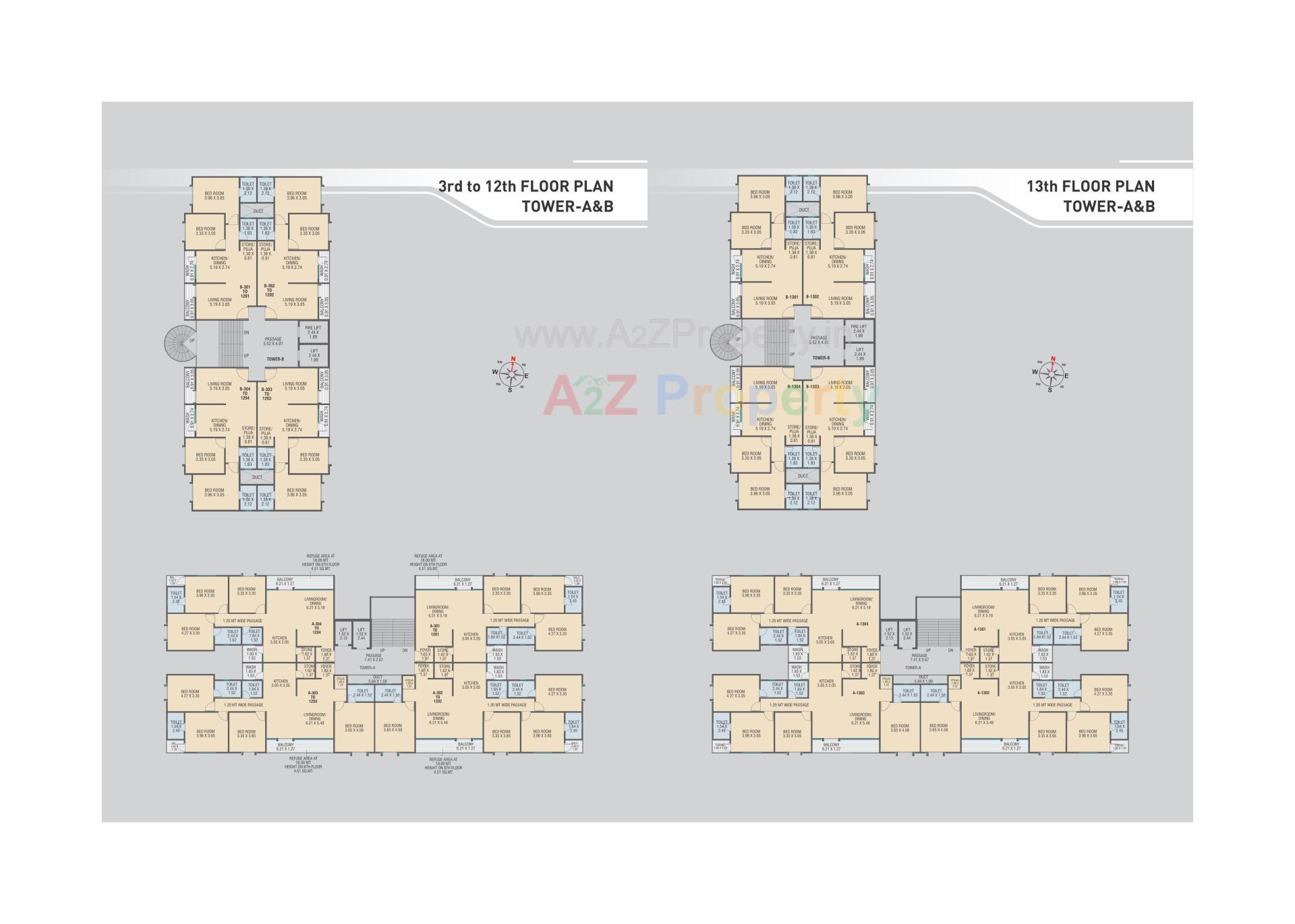 Layout of real estate project Park Platinum located at Vadsar, Vadodara, Gujarat