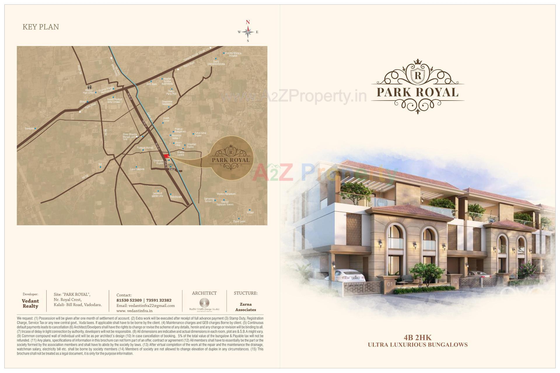  of real estate project Park Royal located at Bil, Vadodara, Gujarat