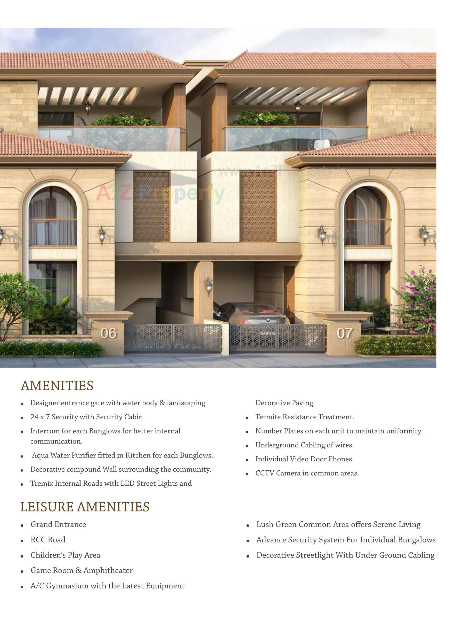 3D Elevation of real estate project Park Royal located at Bil, Vadodara, Gujarat