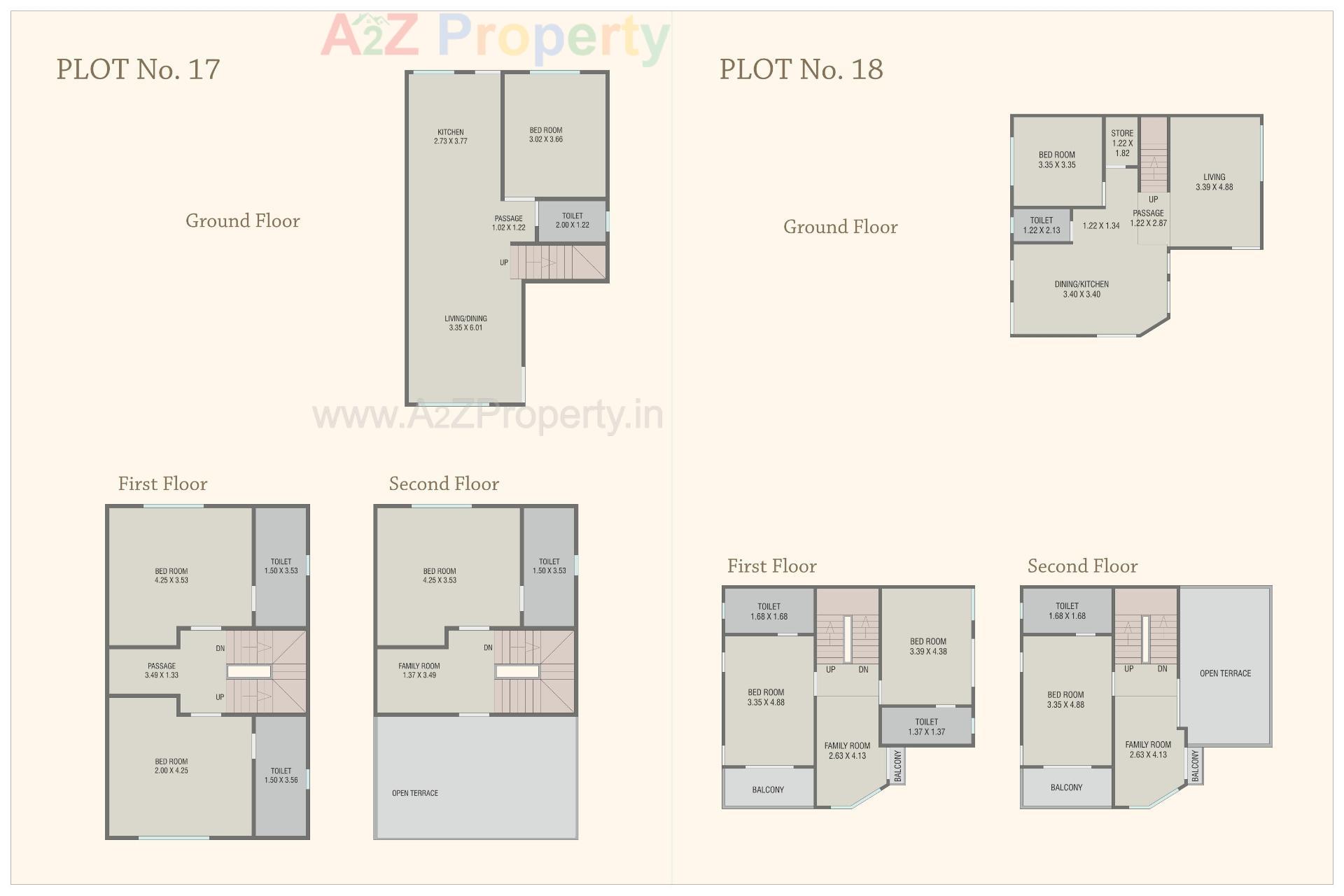 Layout of real estate project Park Royal located at Bil, Vadodara, Gujarat