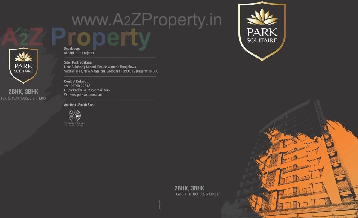 of real estate project Park Solitaire located at Vadsar, Vadodara, Gujarat