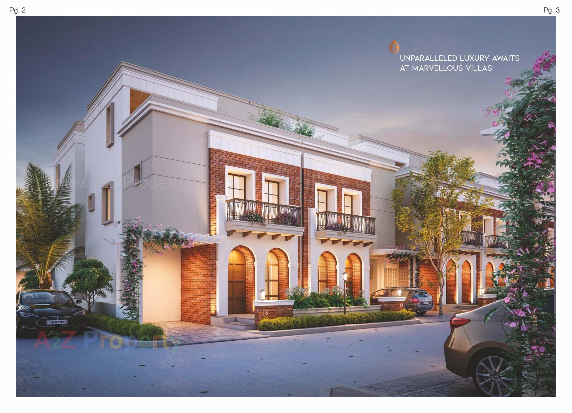 3D Elevation of real estate project Park  Street located at Tarsali, Vadodara, Gujarat