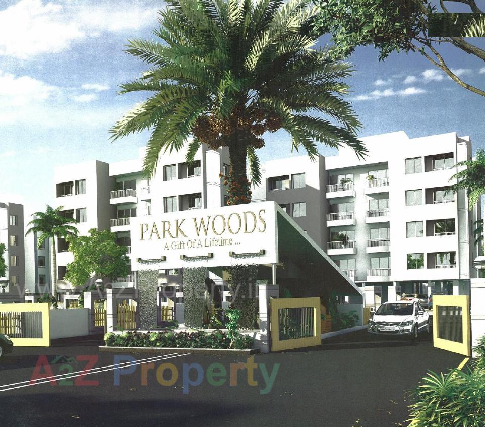 3D Elevation of real estate project Park Woods located at Gorva, Vadodara, Gujarat