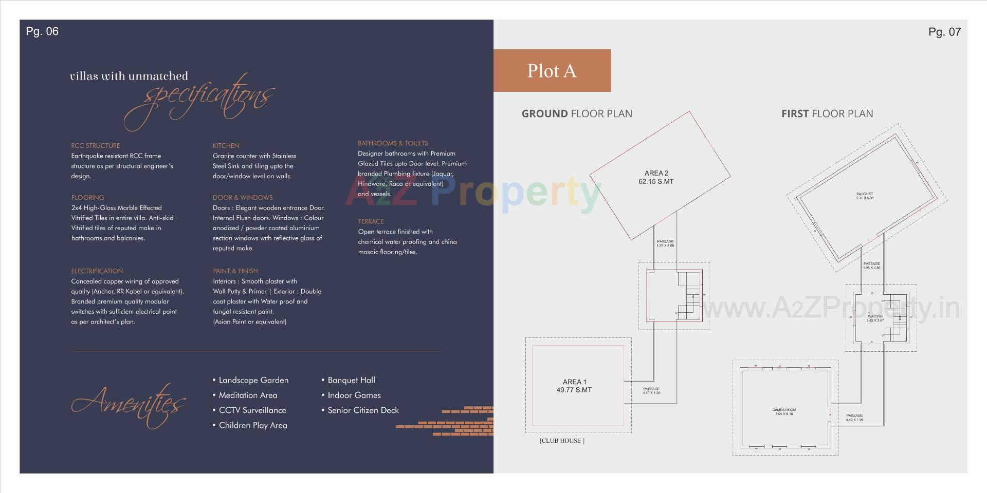 of real estate project Parkfields located at Tarsali, Vadodara, Gujarat