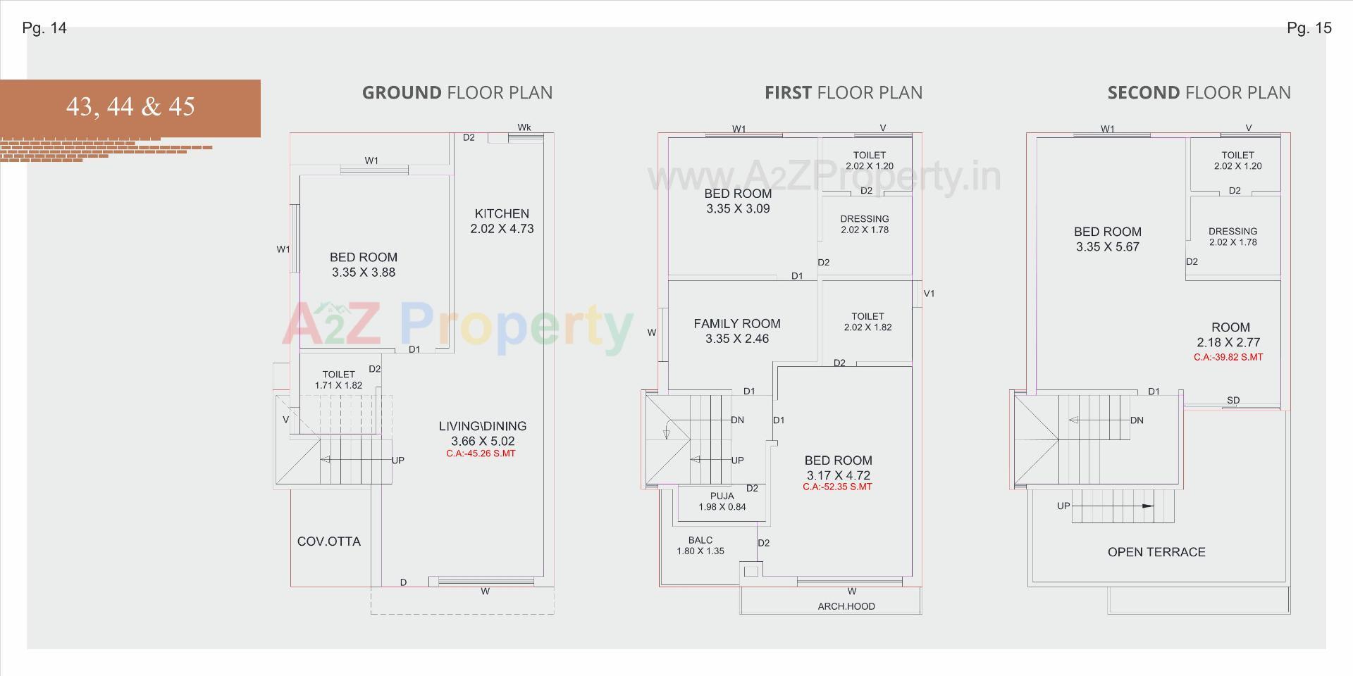 Layout of real estate project Parkfields located at Tarsali, Vadodara, Gujarat