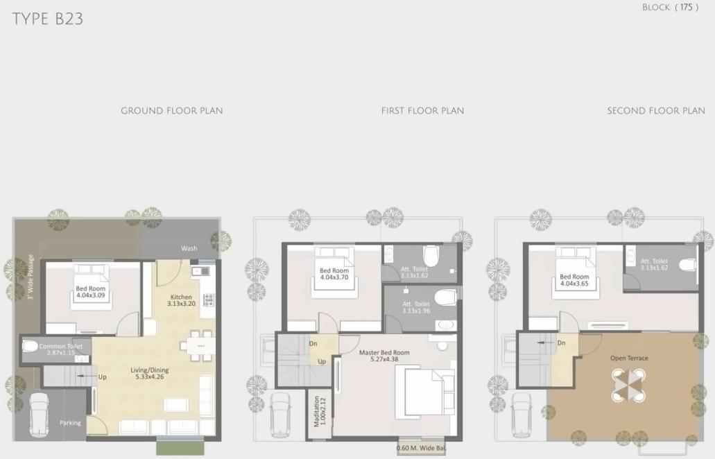 Layout of real estate project Parkplush located at Khatmba, Vadodara, Gujarat