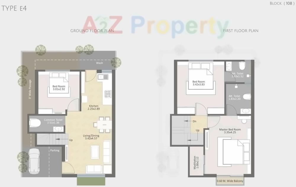 Layout of real estate project Parkplush located at Khatmba, Vadodara, Gujarat