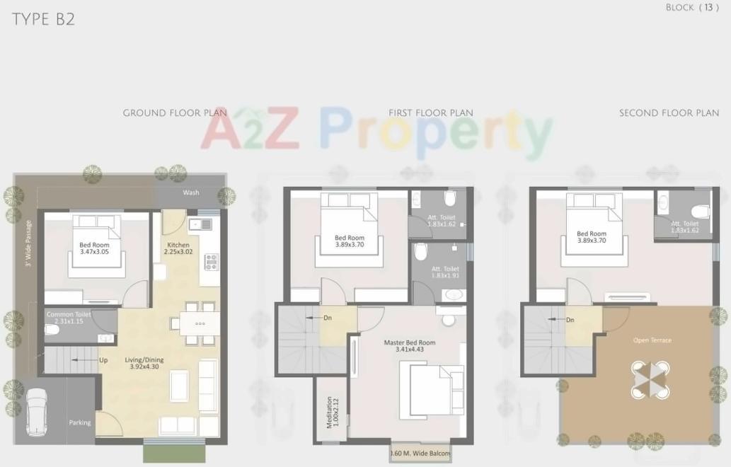 Layout of real estate project Parkplush located at Khatmba, Vadodara, Gujarat