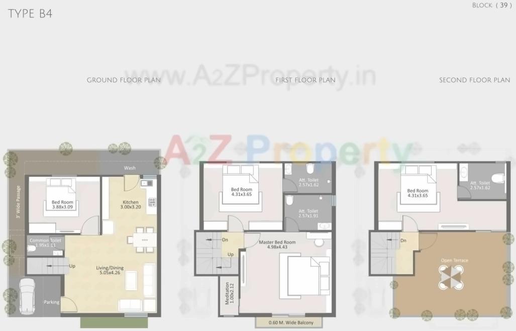 Layout of real estate project Parkplush located at Khatmba, Vadodara, Gujarat