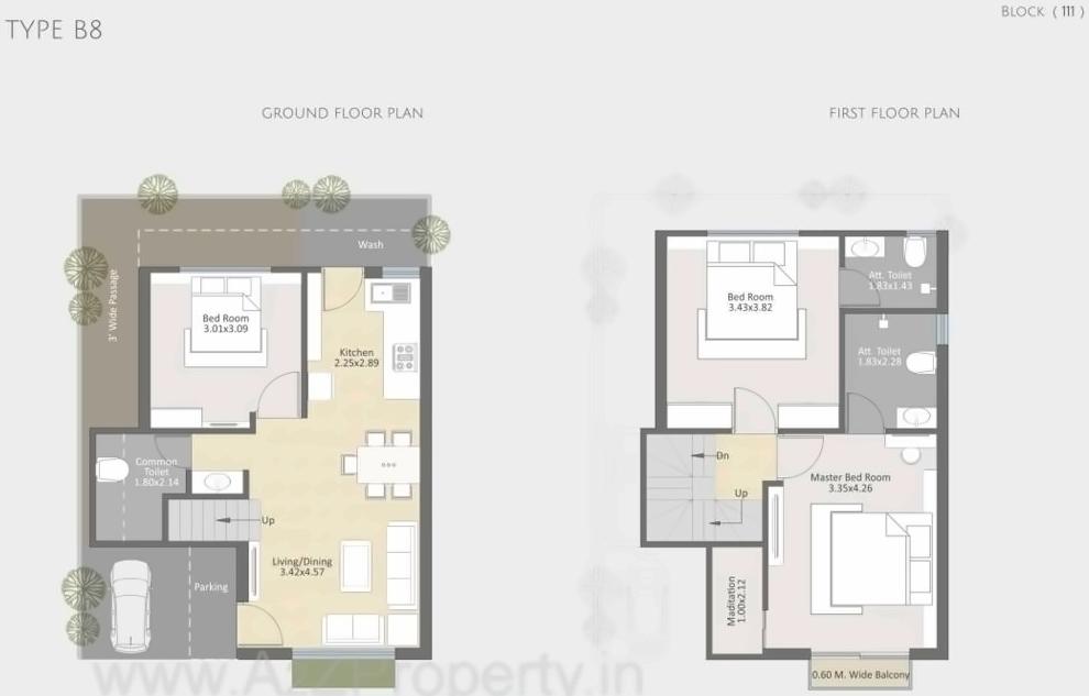 Layout of real estate project Parkplush located at Khatmba, Vadodara, Gujarat