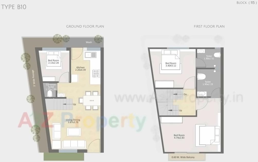 Layout of real estate project Parkplush located at Khatmba, Vadodara, Gujarat