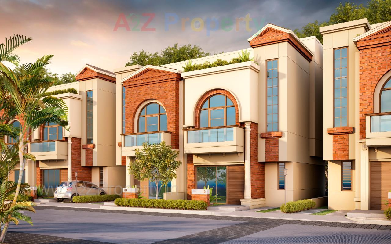3D Elevation of real estate project Parkshire located at Vadodara, Vadodara, Gujarat