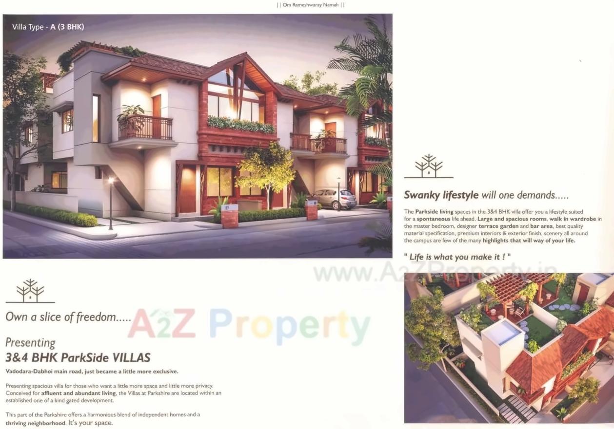  of real estate project Parkshire located at Vadodara, Vadodara, Gujarat