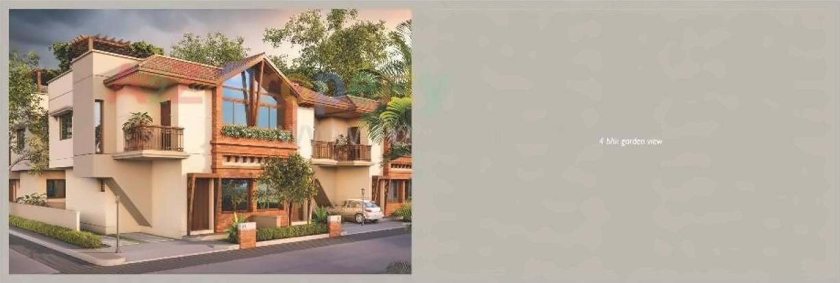 3D Elevation of real estate project Parkshire located at Kelanpur, Vadodara, Gujarat