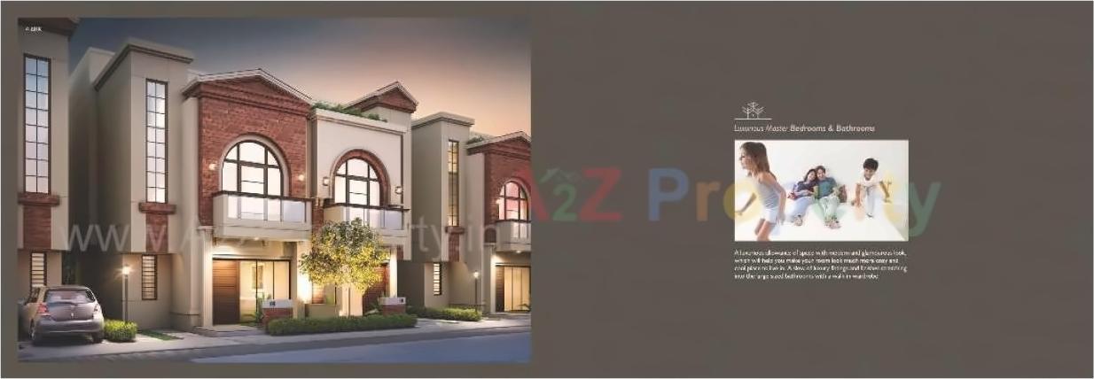 3D Elevation of real estate project Parkshire located at Kelanpur, Vadodara, Gujarat