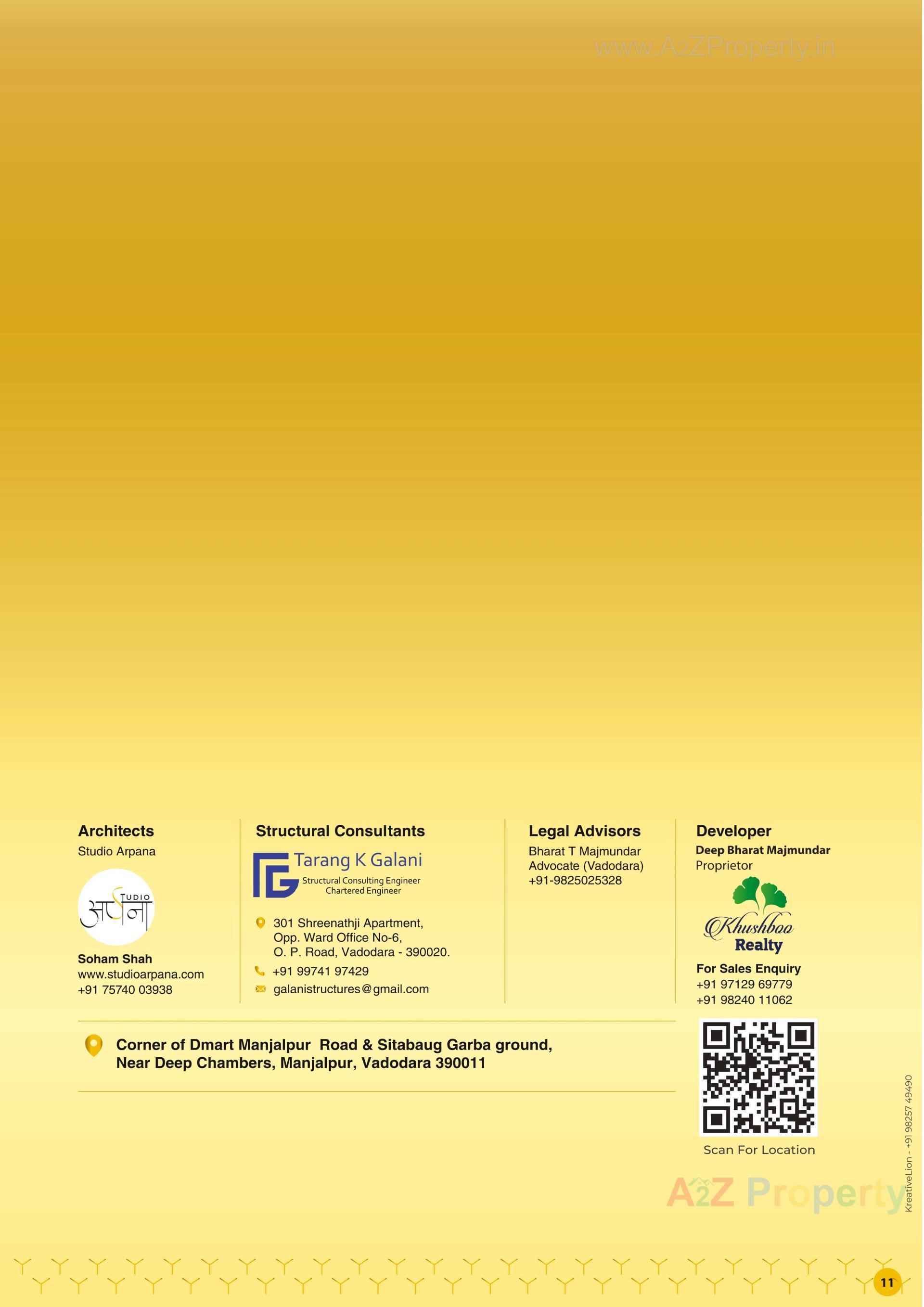  of real estate project Parshwa Hiya Harmony located at Manjalpur, Vadodara, Gujarat