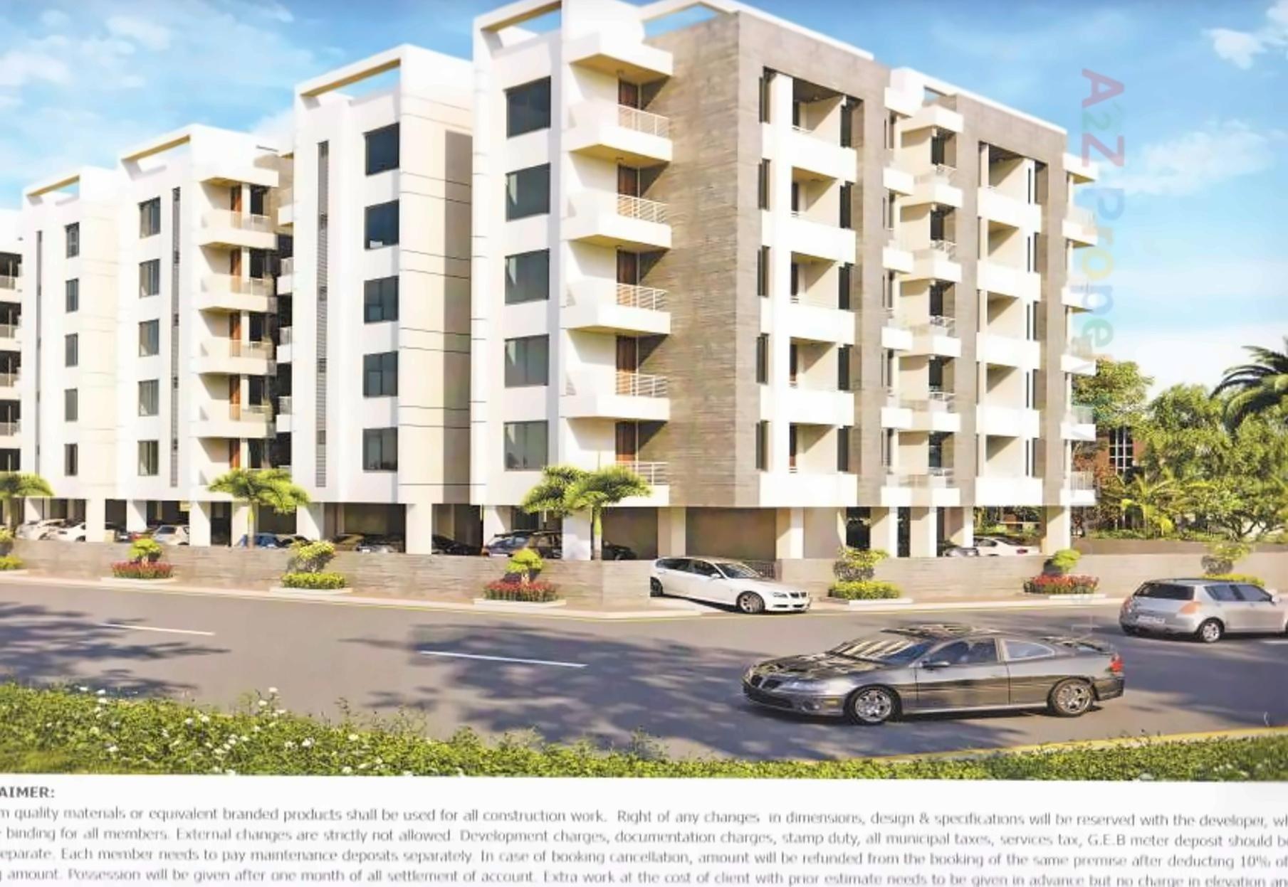 3D Elevation of real estate project Pavan Exotica located at Harni, Vadodara, Gujarat