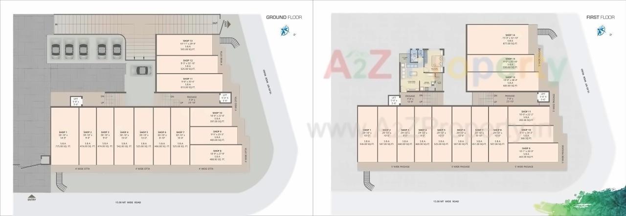 Layout of real estate project Pearl Garden located at Bhayli, Vadodara, Gujarat