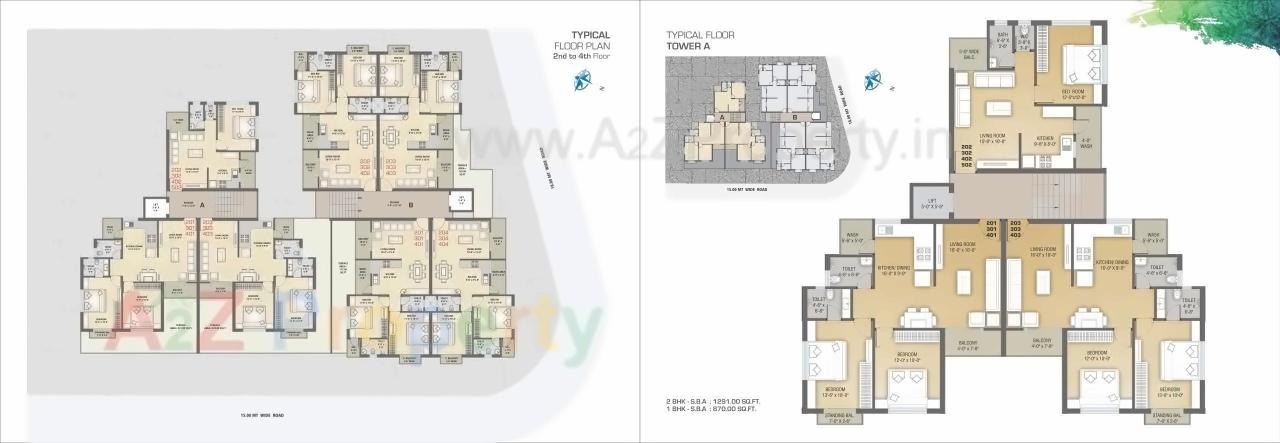 Layout of real estate project Pearl Garden located at Bhayli, Vadodara, Gujarat