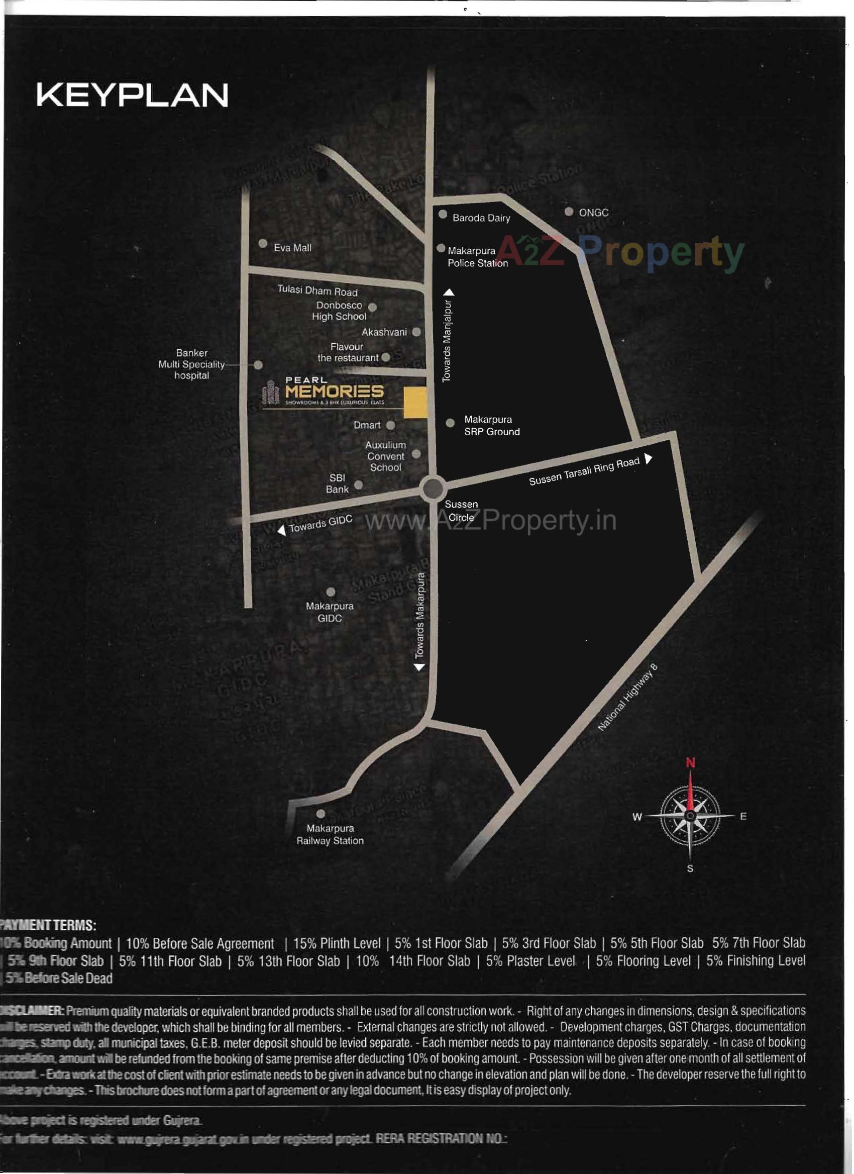  of real estate project Pearl Memories located at Tarsali, Vadodara, Gujarat