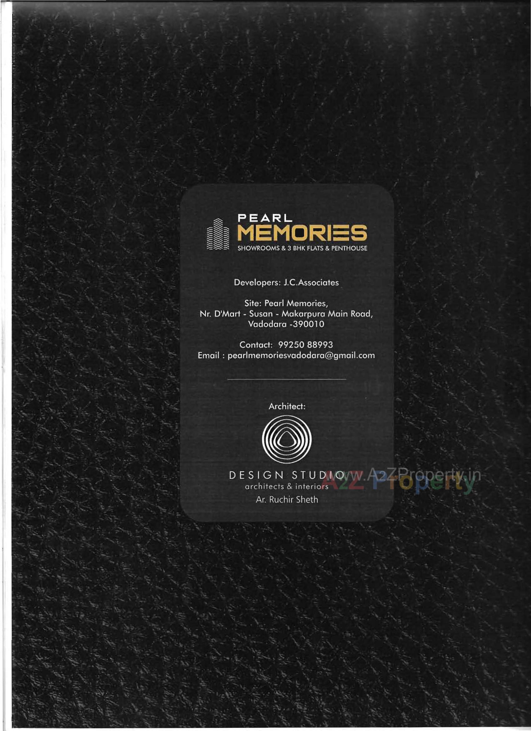  of real estate project Pearl Memories located at Tarsali, Vadodara, Gujarat