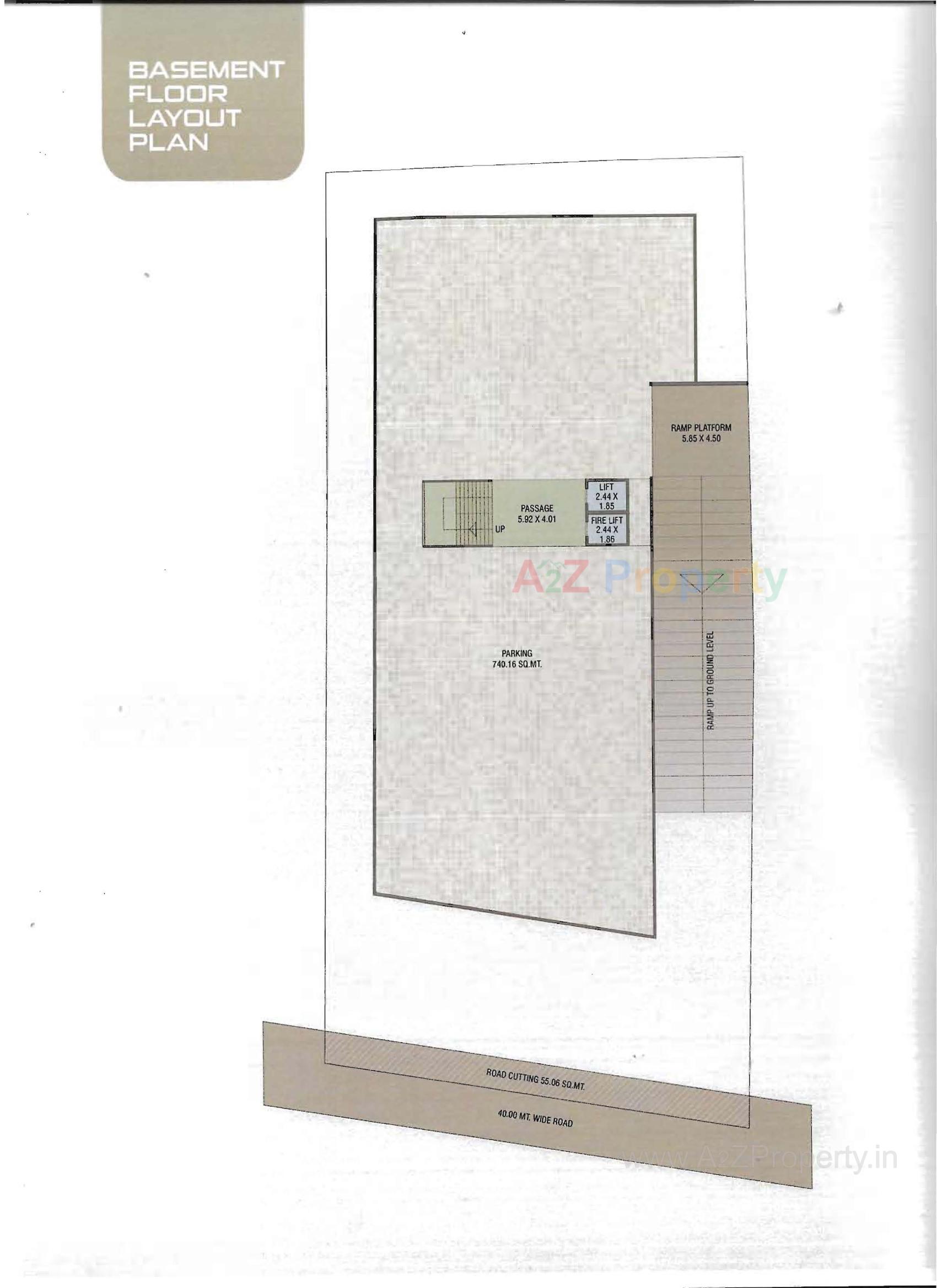Layout of real estate project Pearl Memories located at Tarsali, Vadodara, Gujarat