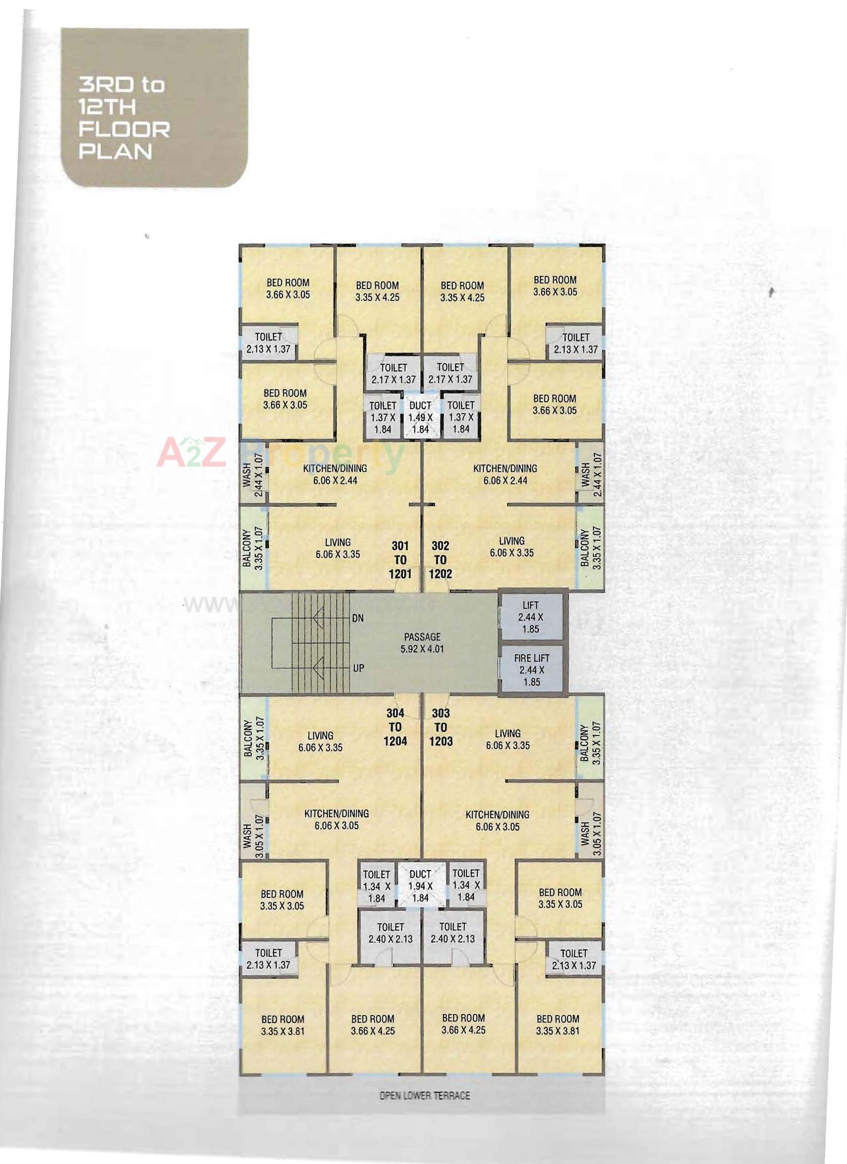 Layout of real estate project Pearl Memories located at Tarsali, Vadodara, Gujarat