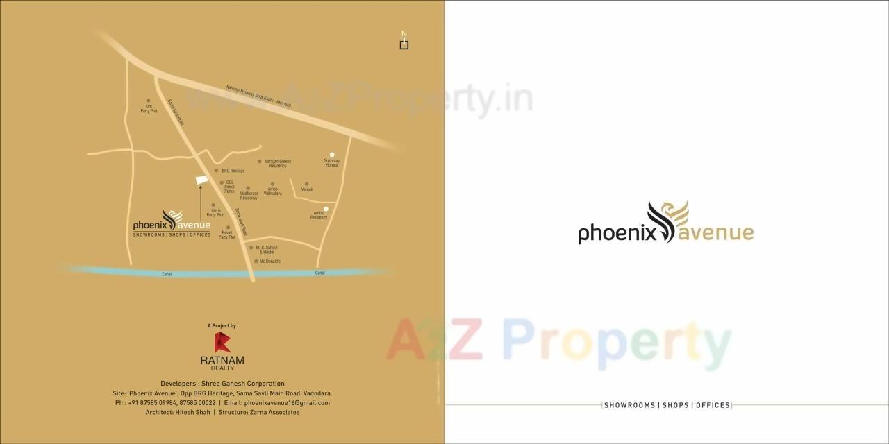  of real estate project Phoenix Avenue located at Sama, Vadodara, Gujarat