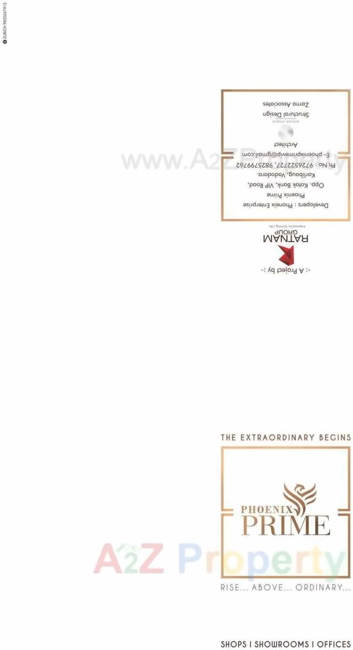  of real estate project Phoenix Prime located at Nagarwada, Vadodara, Gujarat