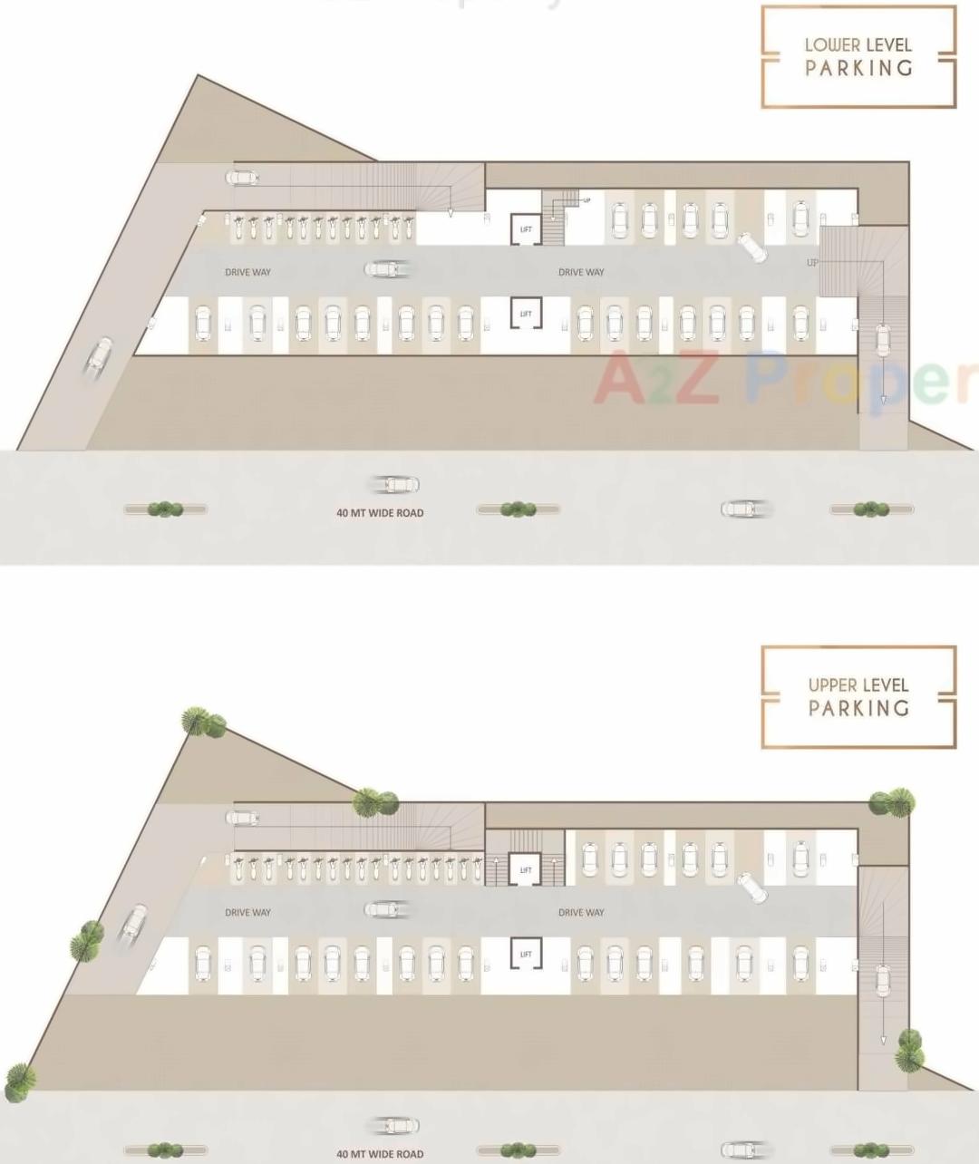 Layout of real estate project Phoenix Prime located at Nagarwada, Vadodara, Gujarat
