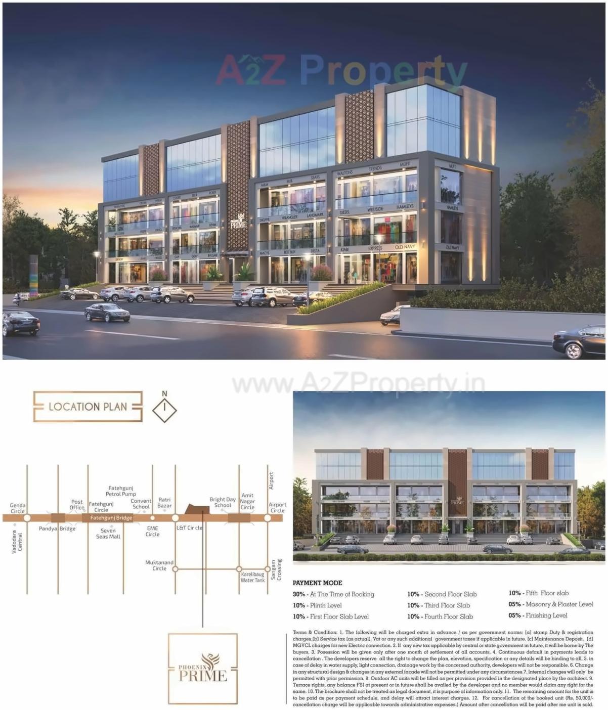  of real estate project Phoenix Prime located at Nagarwada, Vadodara, Gujarat