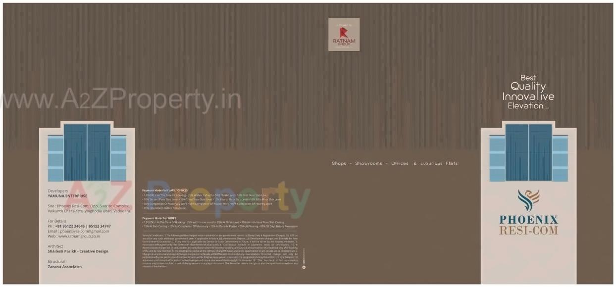  of real estate project Phoenix Resi Com located at Bapod, Vadodara, Gujarat