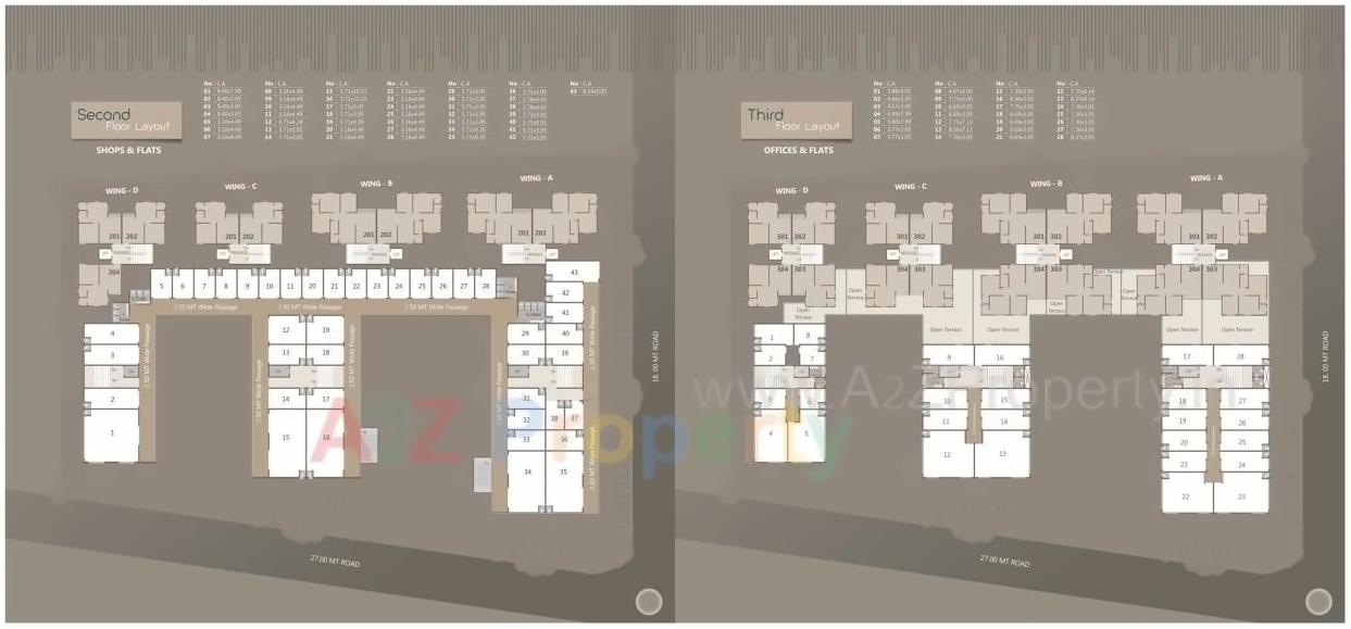 Layout of real estate project Phoenix Resi Com located at Bapod, Vadodara, Gujarat