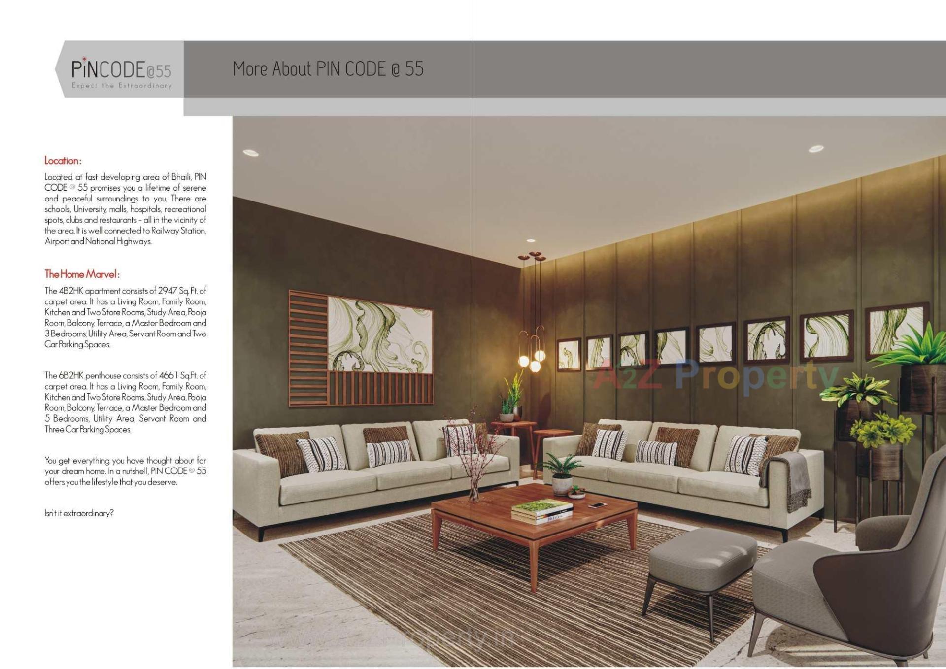 3D Elevation of real estate project Pincode@ located at Bhayali, Vadodara, Gujarat