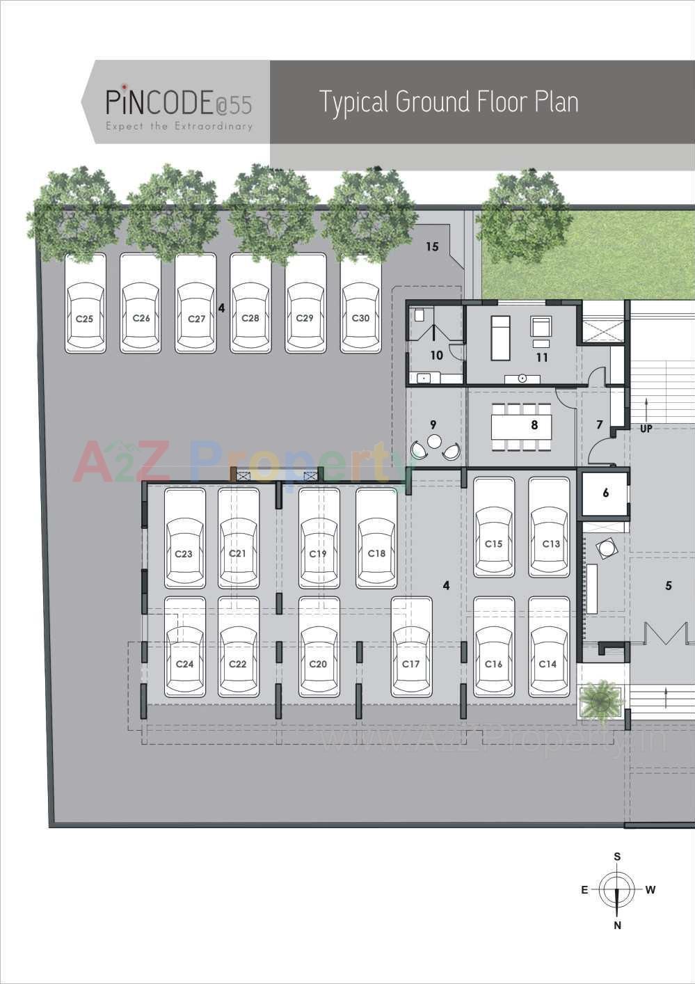 Layout of real estate project Pincode@ located at Bhayali, Vadodara, Gujarat