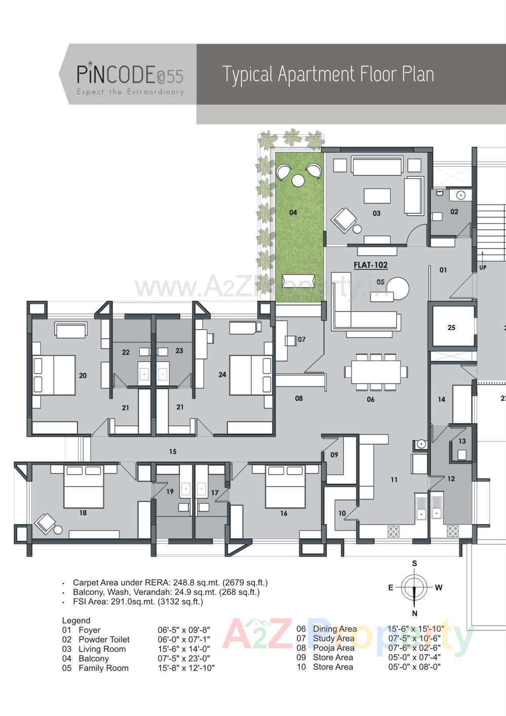 Layout of real estate project Pincode@ located at Bhayali, Vadodara, Gujarat