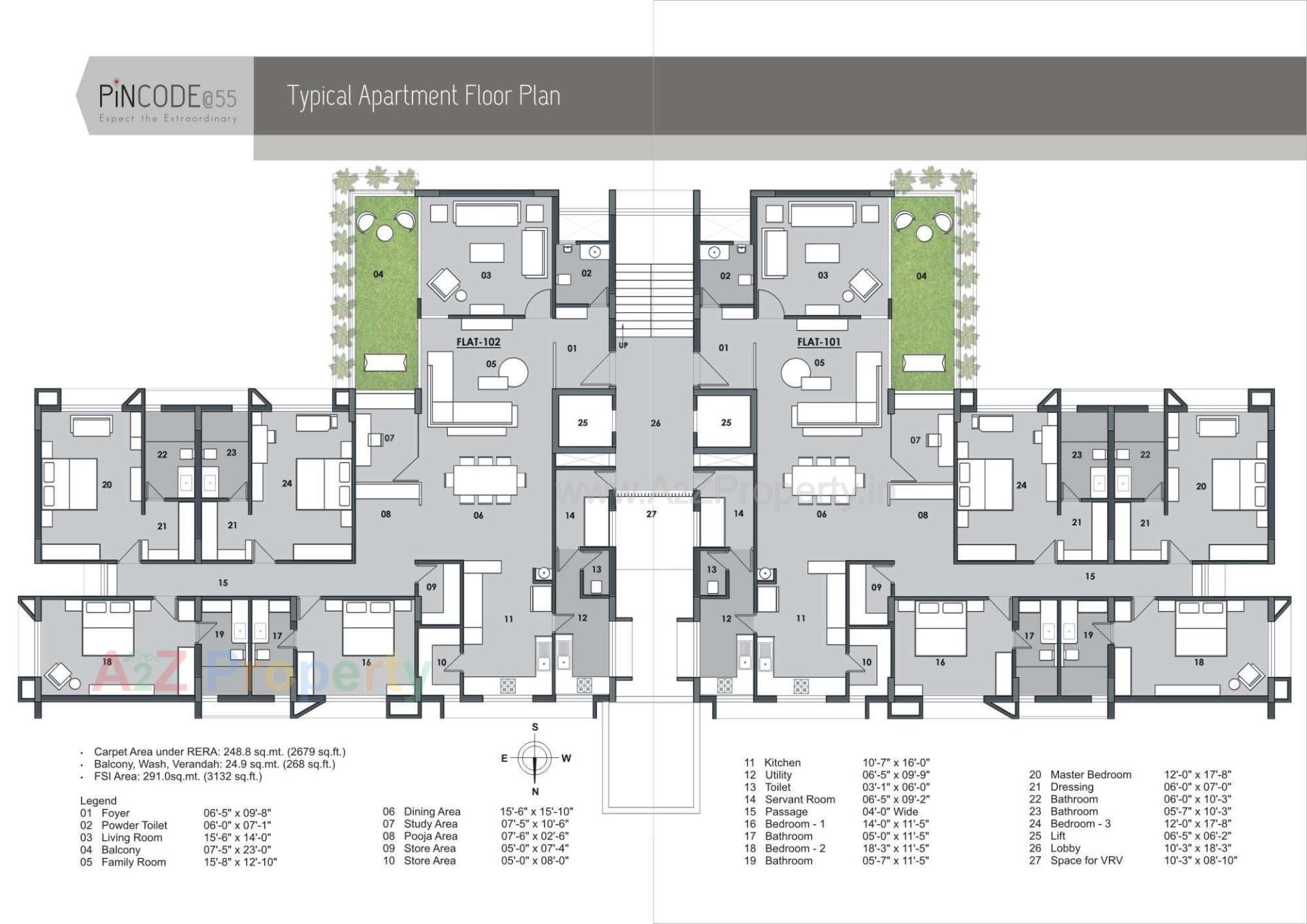 Layout of real estate project Pincode@ located at Bhayali, Vadodara, Gujarat