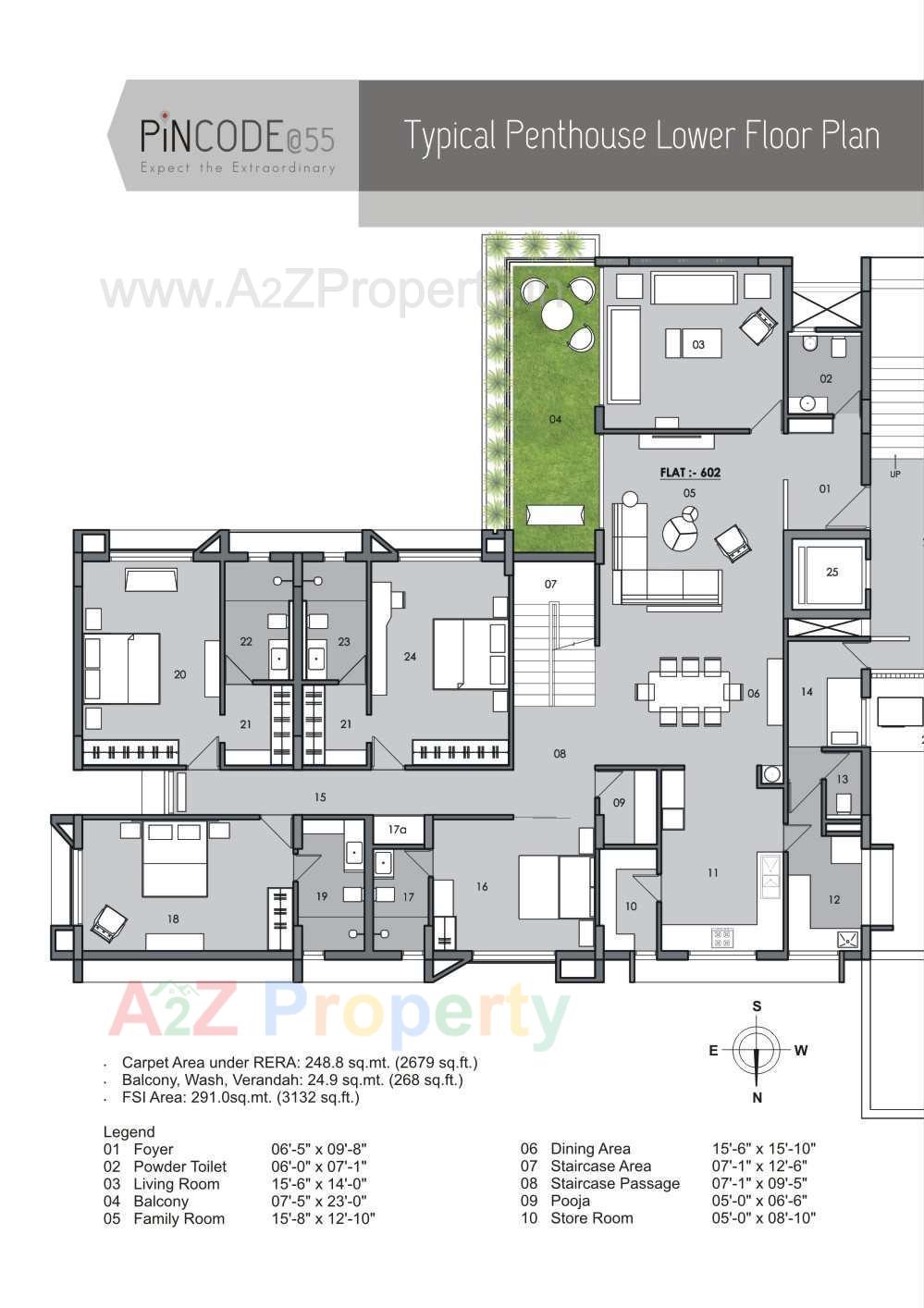 Layout of real estate project Pincode@ located at Bhayali, Vadodara, Gujarat