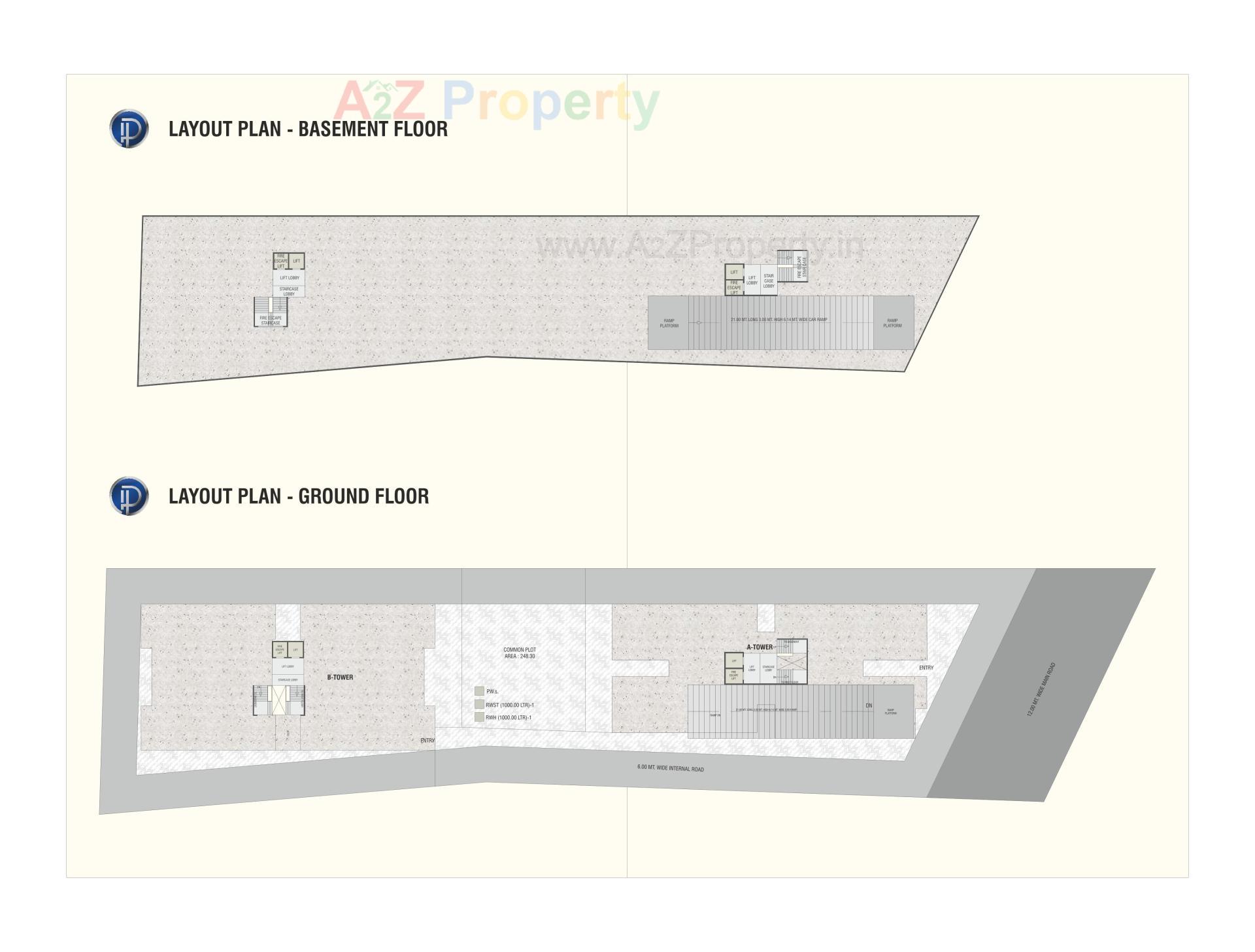Layout of real estate project Platinum Heights located at Harni, Vadodara, Gujarat