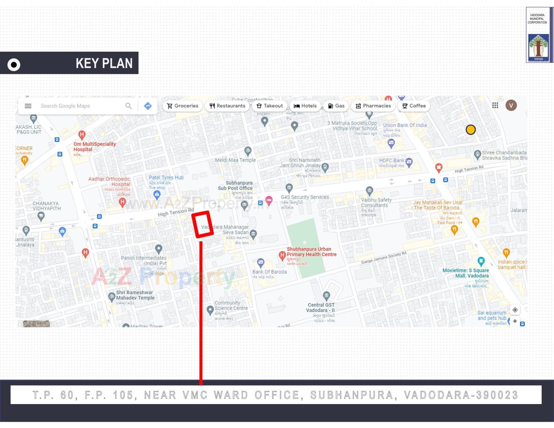  of real estate project Pmay, Ews 2, Tp 02, Fp 105, Subhanpura located at Subhanpura, Vadodara, Gujarat