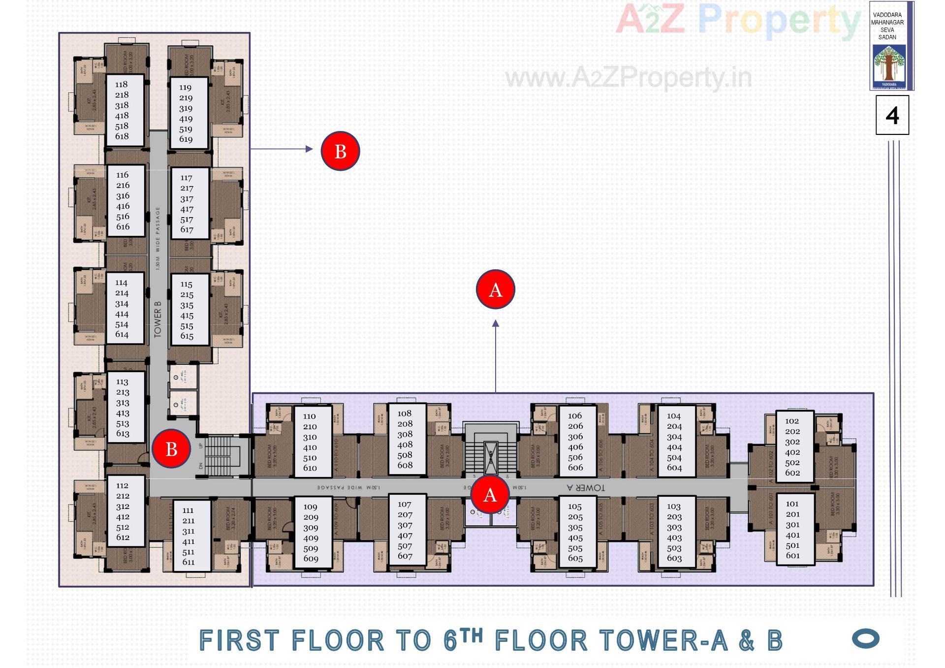 Layout of real estate project Pmay, Ews 2, Tp 01, Fp 116, Bhayli located at Bhayli, Vadodara, Gujarat