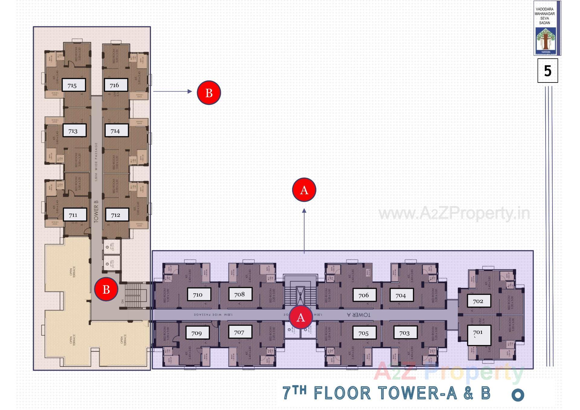 Layout of real estate project Pmay, Ews 2, Tp 01, Fp 116, Bhayli located at Bhayli, Vadodara, Gujarat