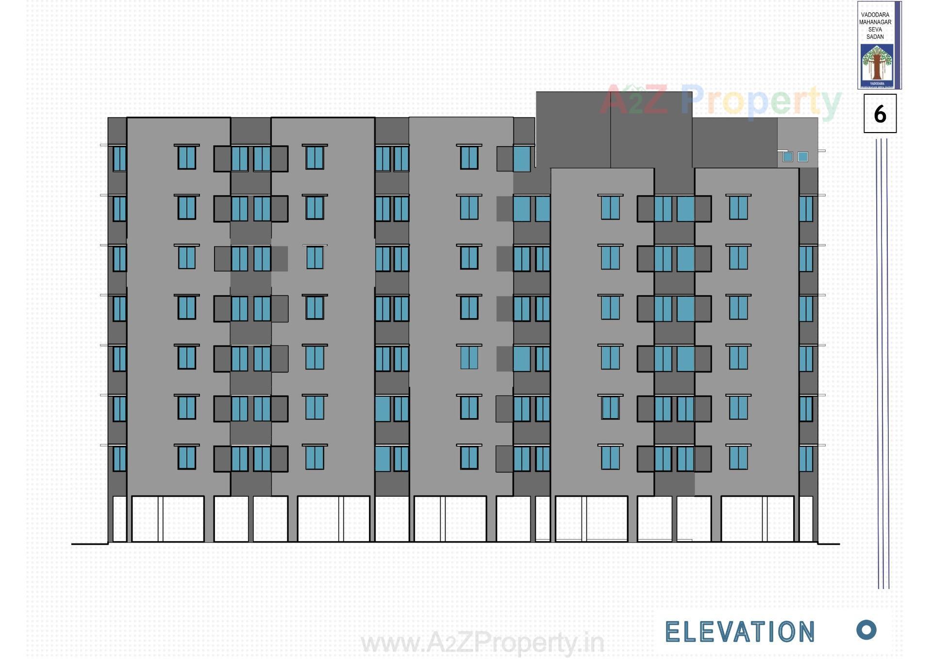 Layout of real estate project Pmay, Ews 2, Tp 01, Fp 116, Bhayli located at Bhayli, Vadodara, Gujarat