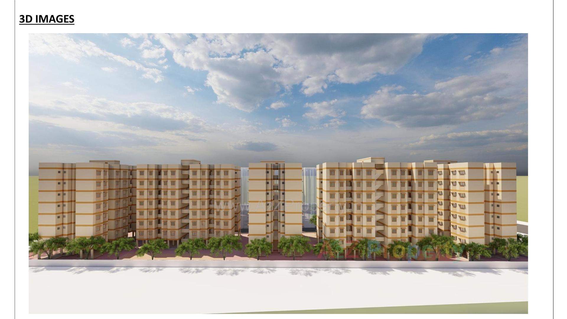 3D Elevation of real estate project Pmay, Ews, Tp 01, Fp 126, Sayajipura located at Sayajipura, Vadodara, Gujarat