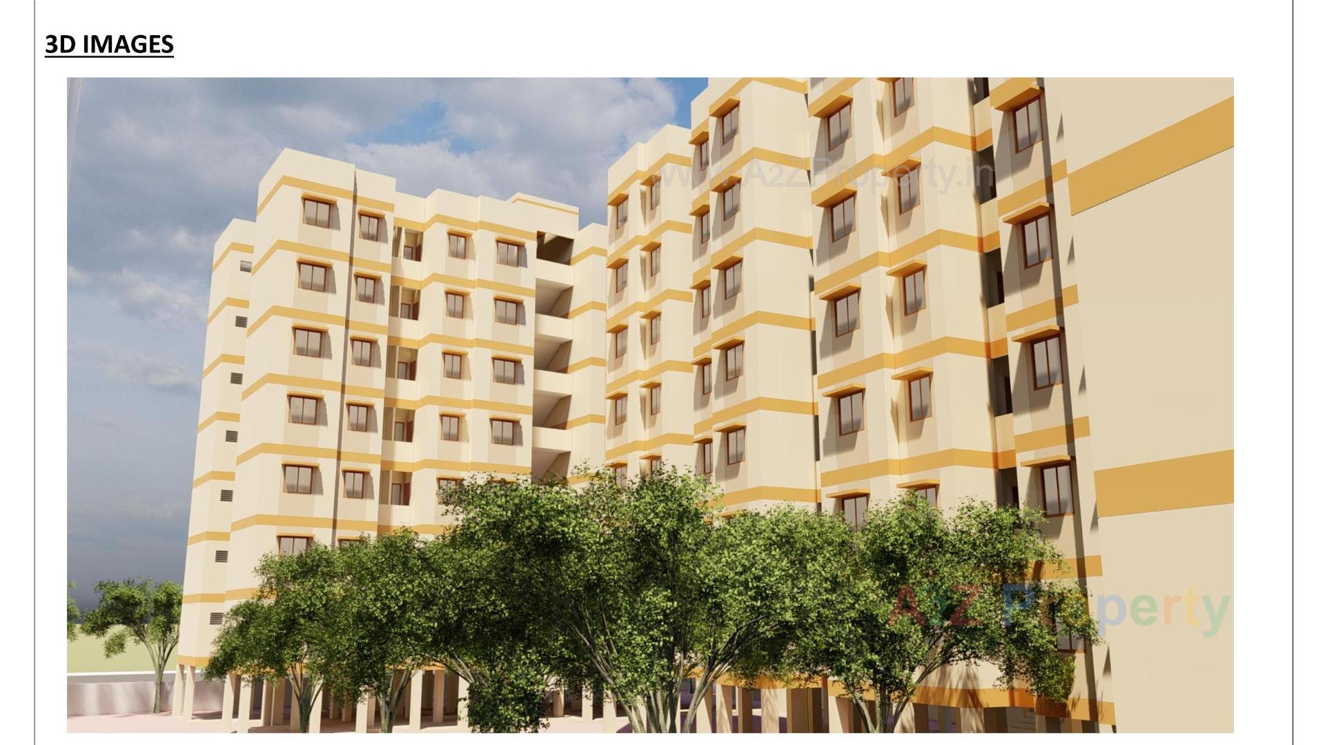 3D Elevation of real estate project Pmay, Ews, Tp 01, Fp 126, Sayajipura located at Sayajipura, Vadodara, Gujarat