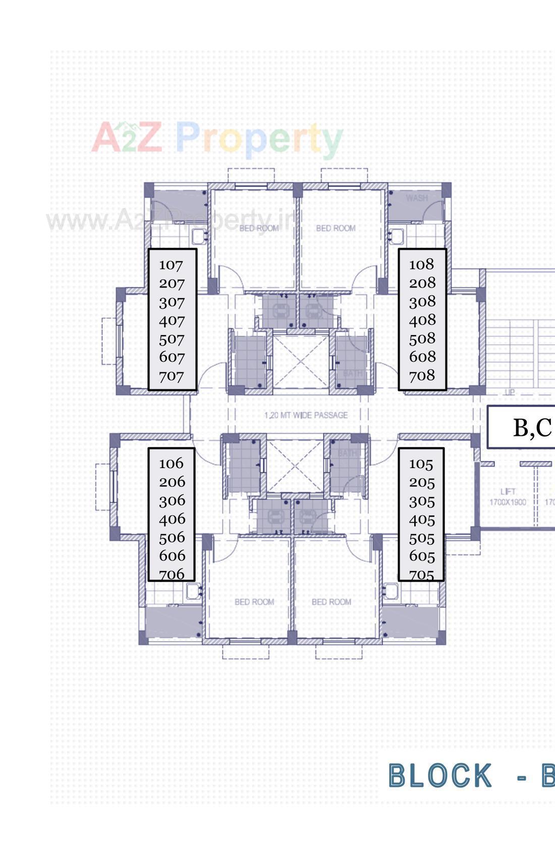 Layout of real estate project Pmay, Ews, Tp 01, Fp 125, Gotri located at Gotri, Vadodara, Gujarat