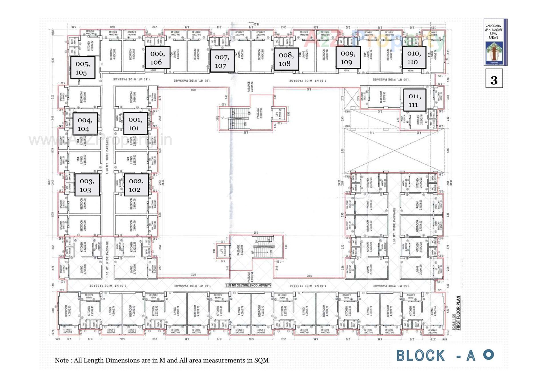 Layout of real estate project Pmay, Ews, Tp 01, Fp 88, Harni located at Harni, Vadodara, Gujarat