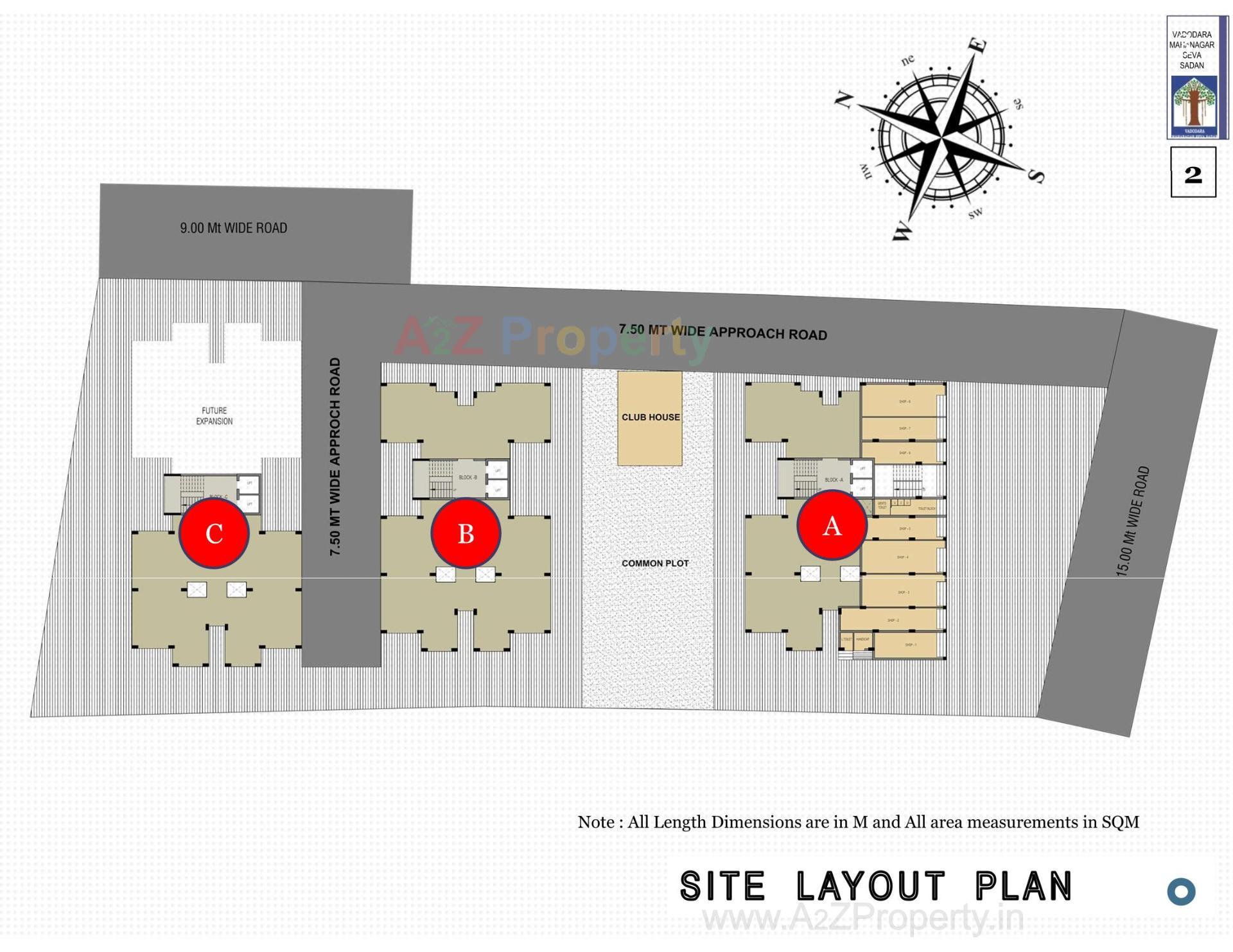 Layout of real estate project Pmay, Ews, Tp 04, Fp 134, Bhayli located at Bhayli, Vadodara, Gujarat