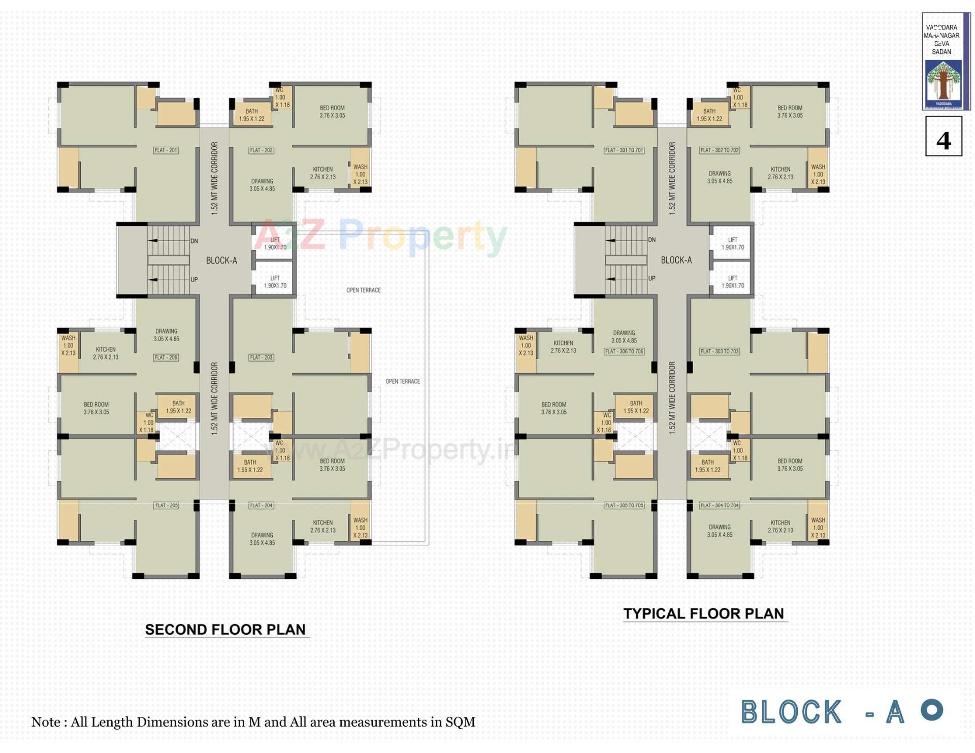 Layout of real estate project Pmay, Ews, Tp 04, Fp 134, Bhayli located at Bhayli, Vadodara, Gujarat